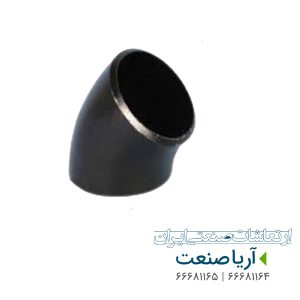 زانو 45 درجه بنکن رده 40 سایز 1 اینچ مناسب برای سیستم‌های لوله‌کشی صنعتی و تغییر جهت سیالات