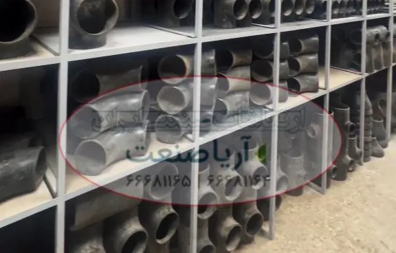 مجموعهای از لوله و اتصالات رده ۴۰ بنکن (BENKAN SCH40) در انبار آریا صنعت